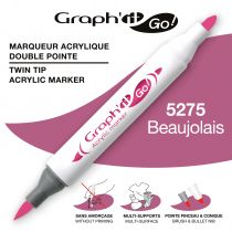 MARQUEUR ACRYLIQUE DOUBLE POINTE GRAPH\'IT GO - 5275 - BEAUJOLAIS