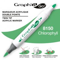 MARQUEUR ACRYLIQUE DOUBLE POINTE GRAPH\'IT GO - 8150 - CHLOROPHYLL