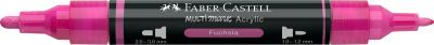 MARQUEUR ACRYLIQUE MULTIMARK FABER CASTELL 125 FUCHSIA