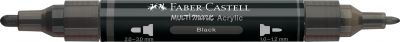 MARQUEUR ACRYLIQUE MULTIMARK FABER CASTELL 199 BLACK
