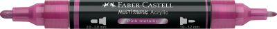 MARQUEUR ACRYLIQUE MULTIMARK FABER CASTELL 290 PINK METALLIC