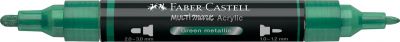 MARQUEUR ACRYLIQUE MULTIMARK FABER CASTELL 295 GREEN METALLIC