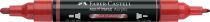 MARQUEUR ACRYLIQUE MULTIMARK FABER CASTELL 296 RED METALLIC