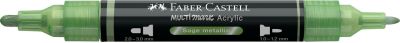 MARQUEUR ACRYLIQUE MULTIMARK FABER CASTELL 298 SAGE METALLIC