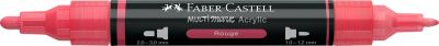 MARQUEUR ACRYLIQUE MULTIMARK FABER CASTELL ROUGE