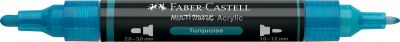 MARQUEUR ACRYLIQUE MULTIMARK FABER CASTELL TURQUOISE