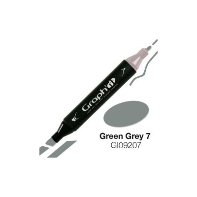 MARQUEUR GRAPH\'IT GREEN GREY 7 9207