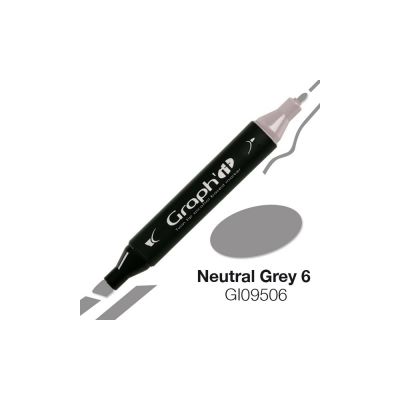 MARQUEUR GRAPH\'IT NATURAL GREY 6 9506