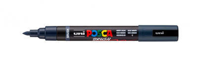 MARQUEUR POSCA POINTE MOYENNE BRUSH BLEU MARINE