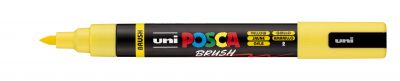 MARQUEUR POSCA POINTE MOYENNE BRUSH JAUNE