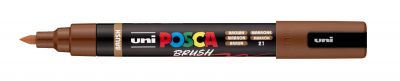 MARQUEUR POSCA POINTE MOYENNE BRUSH MARRON