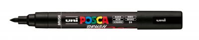MARQUEUR POSCA POINTE MOYENNE BRUSH NOIR