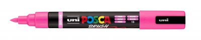 MARQUEUR POSCA POINTE MOYENNE BRUSH ROSE