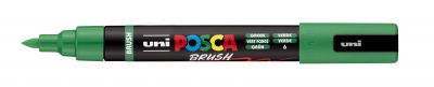 MARQUEUR POSCA POINTE MOYENNE BRUSH VERT FONC�