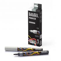 MARQUEURS ACRYLIQUE LIQUITEX 3X2MM MONOCHROME