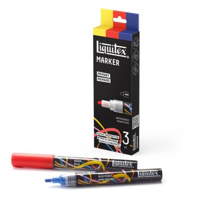 MARQUEURS ACRYLIQUE LIQUITEX 3X2MM PRIMAIRE