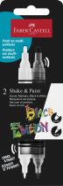 MARQUEURS SHAKE & PAINT BLACK EDITION NOIR ET BLANC