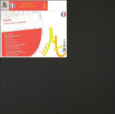 MGM COTON POLYESTER NOIR 15P (65X50)