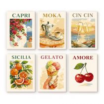 MINI SERIE PEINTURE NUMEROS - DOUCE ITALIEE 6 X 15X20