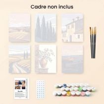 MINI SERIE PEINTURE NUMEROS - TOSCANE CLASSIQUE 6 X 15X20