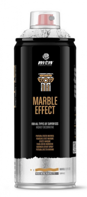 MTN PRO peinture effet MARBRE 400ML Veines Noires