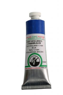 OLD HOLLAND - HUILE EXTRA-FINE 40ML BLEU CYAN OLD HOLLAND