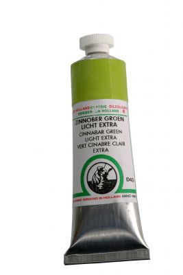 OLD HOLLAND - HUILE EXTRA-FINE 40ML CINNABAR GREEN LIGHT EXTRA