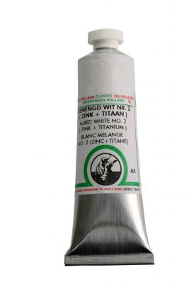 OLD HOLLAND - HUILE EXTRA-FINE 40ML MIXED WHITE NR.2 (ZINC+TITANIUM)