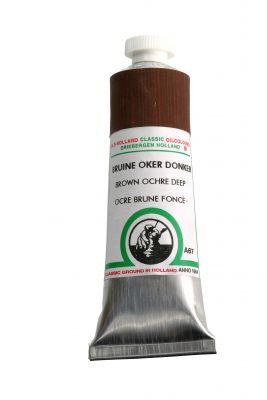 OLD HOLLAND - HUILE EXTRA-FINE 40ML OCRE BRUN FONC�