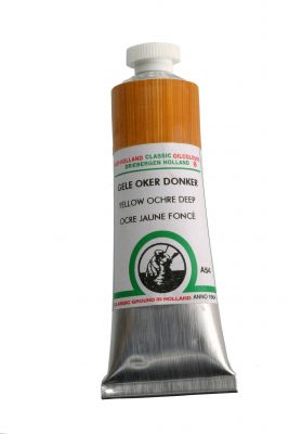 OLD HOLLAND - HUILE EXTRA-FINE 40ML OCRE JAUNE FONC�