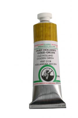 OLD HOLLAND - HUILE EXTRA-FINE 40ML OR VERT OLD HOLLAND