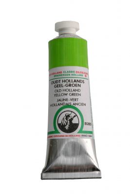 OLD HOLLAND - HUILE EXTRA-FINE 40ML VERT JAUNE OLD HOLLAND