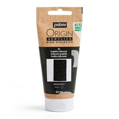 ORIGIN ACRYLICS 60 ML GRAPHITE IRIDESCENT