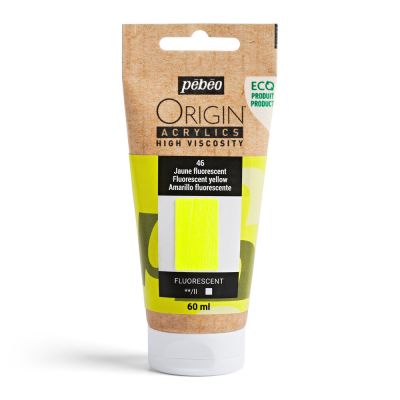 ORIGIN ACRYLICS 60 ML JAUNE FLUORESCENT