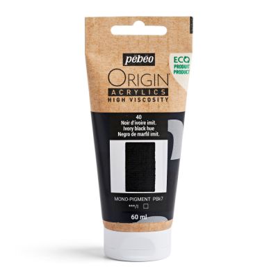 ORIGIN ACRYLICS 60 ML NOIR D\'IVOIRE IMITATION