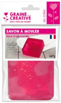 PAIN SAVON TRANSLUCIDE ROSE 100G