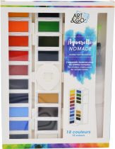 PALETTE AQUARELLE PLIABLE NOMADE 18 Couleurs