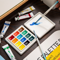 PALETTE MEEDEN CARRÉE 12 PETITS GODETS + 1 GRANDE