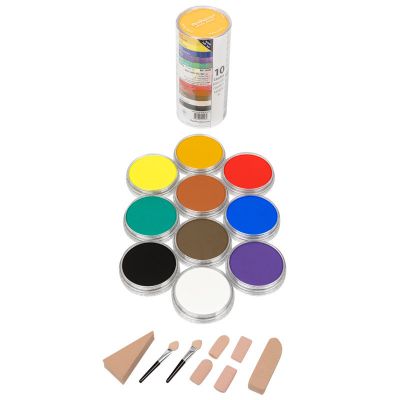 PAN PASTEL SET 10 COULEURS + OUTILS