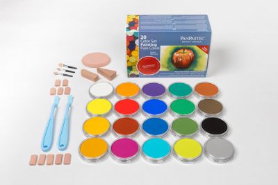PAN PASTEL SET 20 COULEURS + OUTILS