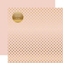 PAPIER A POIS GOLD FOIL DOT BLOSSOM juin19