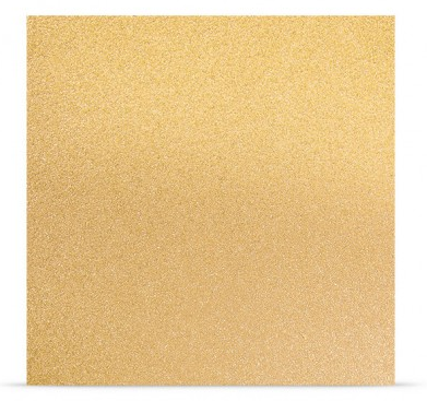 PAPIER SCRAP EFFET PAILLETTE FINE OR