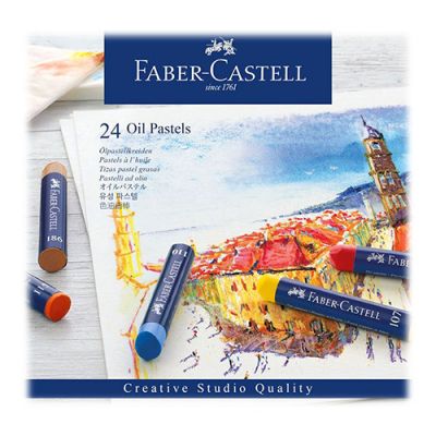 PASTEL A L\'HUILE FABER CASTELL X 24