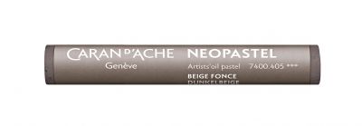 PASTEL A L\'HUILE NEOPASTEL CARAN D\'ACHE BEIGE FONCE