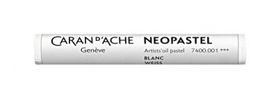 PASTEL A L\'HUILE NEOPASTEL CARAN D\'ACHE BLANC