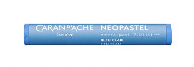 PASTEL A L\'HUILE NEOPASTEL CARAN D\'ACHE BLEU CLAIR