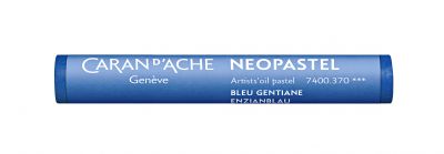 PASTEL A L\'HUILE NEOPASTEL CARAN D\'ACHE BLEU GENTIANE