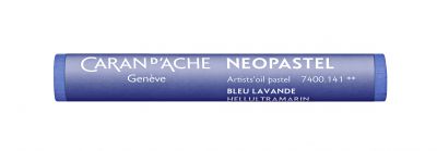 PASTEL A L\'HUILE NEOPASTEL CARAN D\'ACHE BLEU LAVANDE