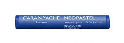 PASTEL A L\'HUILE NEOPASTEL CARAN D\'ACHE BLEU SAPHIR