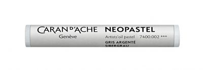 PASTEL A L\'HUILE NEOPASTEL CARAN D\'ACHE GRIS ARGENTE